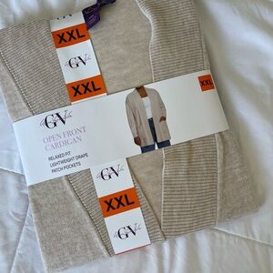 Open Front Cardigan - Tan